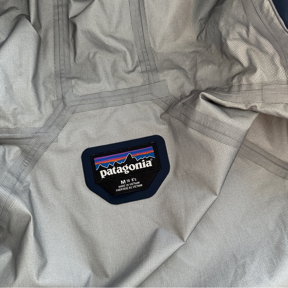 Patagonia Kids' Torrentshell 3L Rain Jacket Medium Navy Blue - Picture 5 of 7